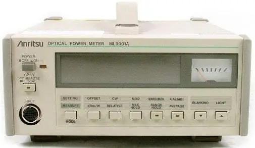 Anritsu Ml9001A Used Optical Power And Wavelength Meter 1