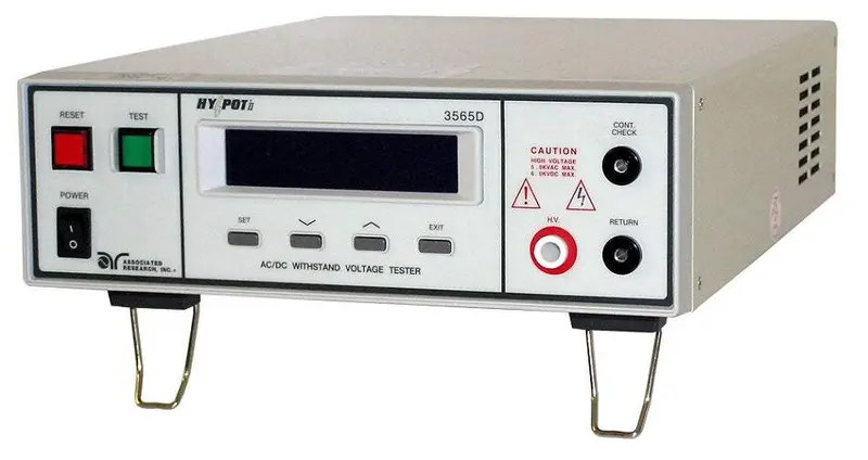 Associated Research 3565D Portable Hipot & Ground Bond Tester – Used Equipment 1