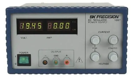 B&K Precision 1667 Adjustable Dc Power Supply – Professionally Serviced 1