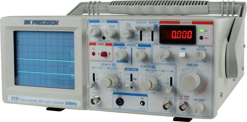 B&K Precision 2121 Analog Oscilloscope – Entry-Level Used Scope 1