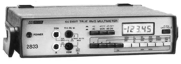 B&K Precision 2833 Digital Multimeter – Certified Used 1