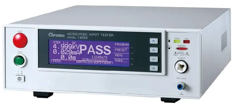 Chroma 19052 New High-Voltage Dielectric Withstand Tester 1