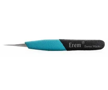 Erem E5Csa Electrostatic-Safe Curved-Tip Tweezers For Component Placement 1
