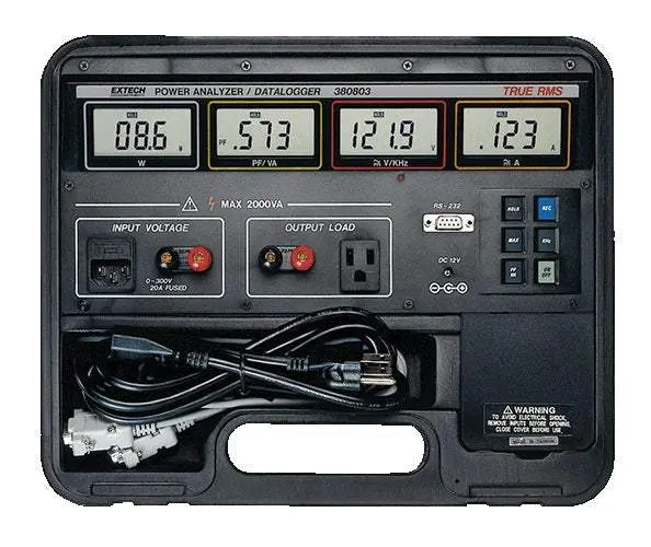 Extech 380803 Power Analyzer – Certified Pre-Owned 1