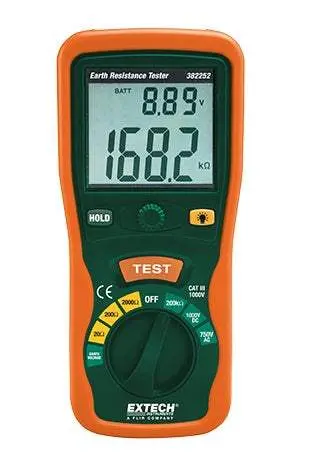 Extech 382252 Ground Resistance Tester – New Model 1