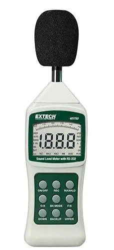 Extech 407750 Sound Level Meter – Nist-Certified Version, New 1