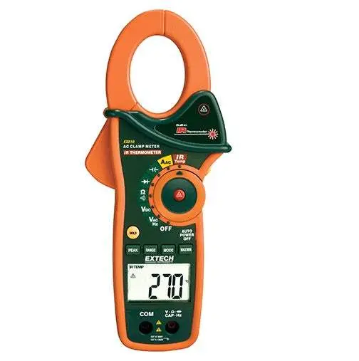 Extech Ex810-Nistl Clamp Meter – Nist-Traceable Ac/Dc Current Measurement 1