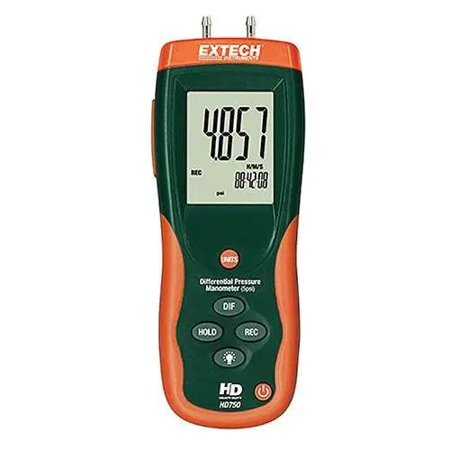 Extech Hd750 Digital Multimeter With Nist Calibration Certificate 1