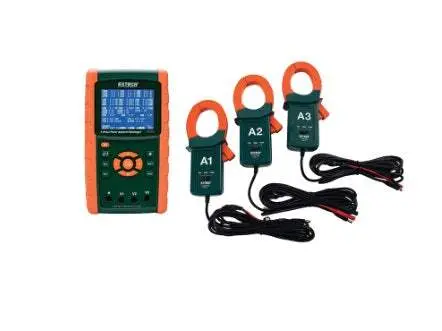 Extech Pq3450-12 Power Analyzer With Nist Traceable Calibration – New 1