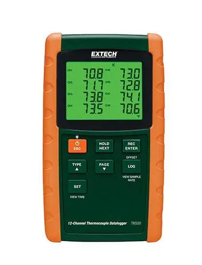 Extech Tm500 Infrared Thermometer With Nist Certificate – New 1