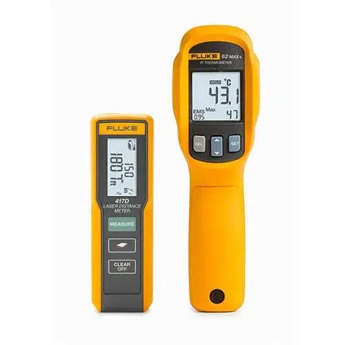 Fluke 417D+62Max Laser Distance Meter Combo Kit – New 1