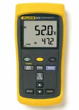 Fluke 52-2 Dual-Input Temperature Meter – 60 Hz Ac Powered, New In Box 1