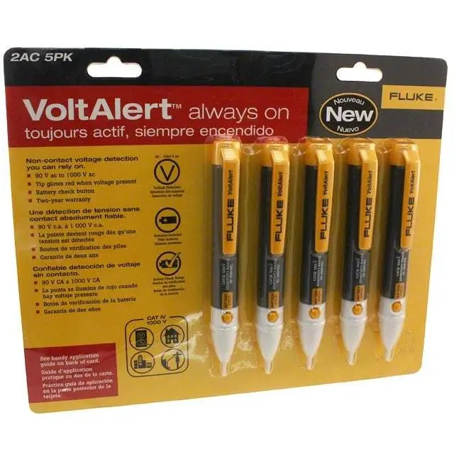 Fluke Flk2Ac/90-1000V5Pk Voltage Detector Kit – New 1