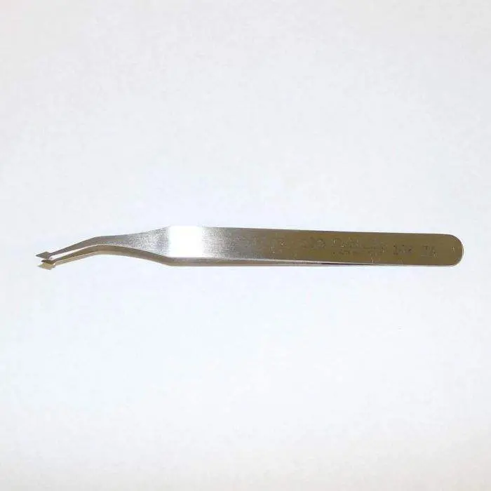 Hakko 108-Sa Extra-Fine Bent-Tip Anti-Static Tweezers – Brand New 1