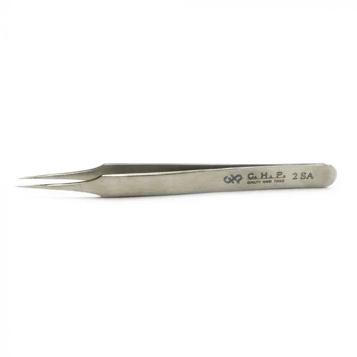 Hakko 2-Sa Straight-Tip Precision Tweezers – Factory Fresh 1