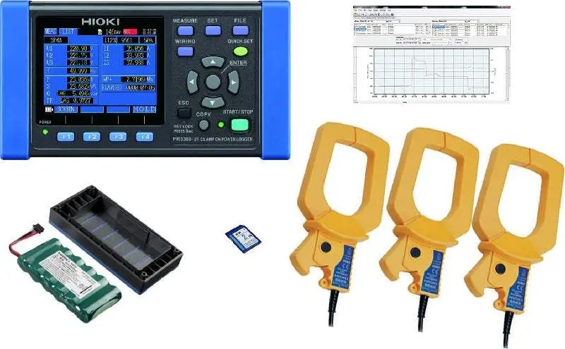 Hioki Pw3360-20 With 1000Pro Sensor Kit – Brand New 1