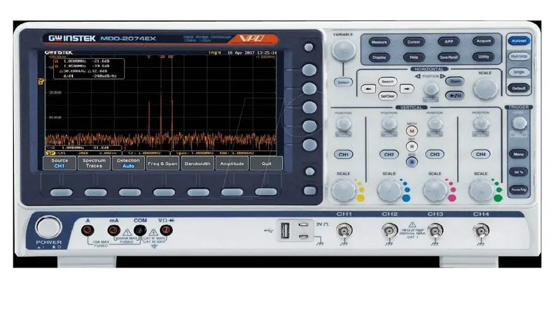 Instek Mdo-2074Ex Mixed Domain Oscilloscope – Factory Fresh 1