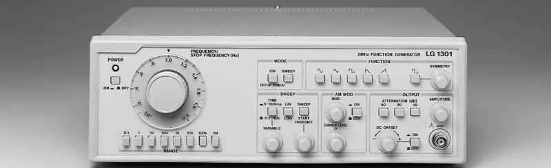 Leader Lg1301 Analog Function Generator – Vintage Test Equipment, Operational 1