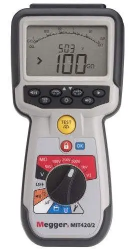 Megger Mit420/2 Insulation Resistance Tester – New 1