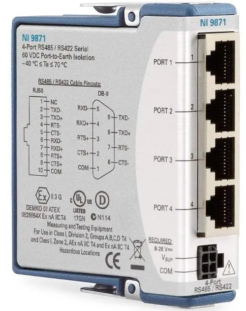National Instruments Ni 9871 Rs232 Serial Module – Used 1