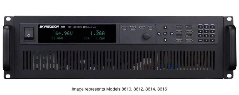New B&K Precision 8610 Dc Electronic Load – 300W Programmable Unit 1