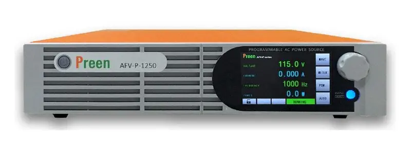 Preen Afv-P-1250A Regenerative Ac Power Source – New, 1.25 Kva 1