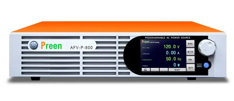 Preen Afv-P-800B Ac Power Source – New, 800Va Programmable Voltage & Frequency Generator 1