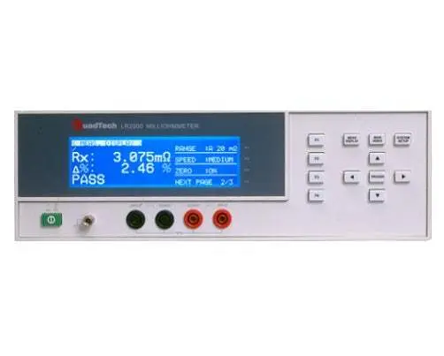 Quadtech Lr2000 Milliohmmeter – Pre-Owned Precision Resistance Tester 1