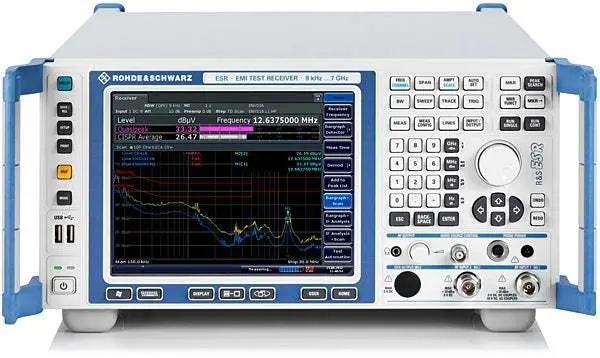 Refurbished Rohde & Schwarz Esr7 Emi Receiver – Cispr-Compliant 1