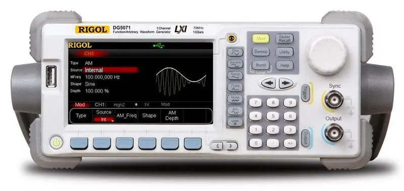 Rigol Dg5071 Arbitrary Waveform Generator – Brand New 1