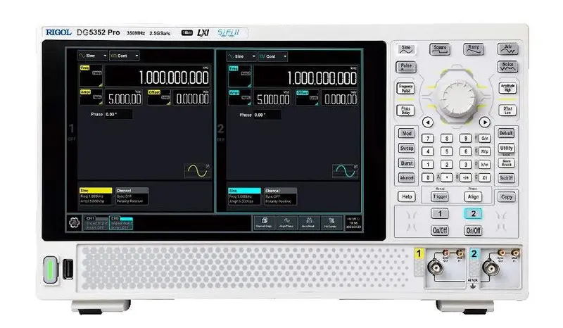 Rigol Dg5352 Pro Dual-Channel Arbitrary Waveform Generator 1
