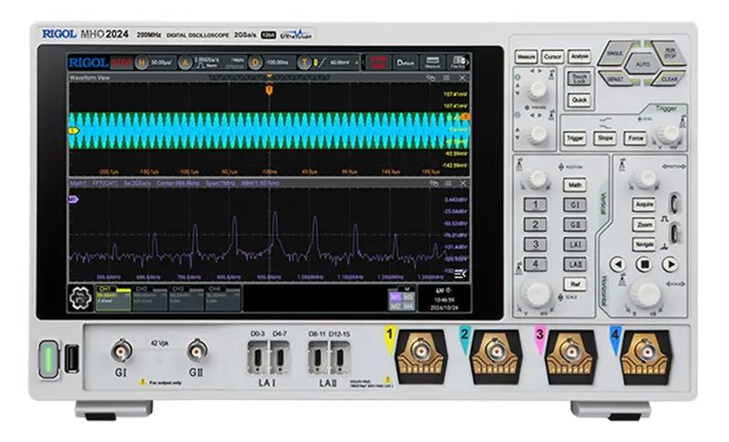 Rigol Mho2024 Handheld Oscilloscope – 200 Mhz, Factory Fresh 1