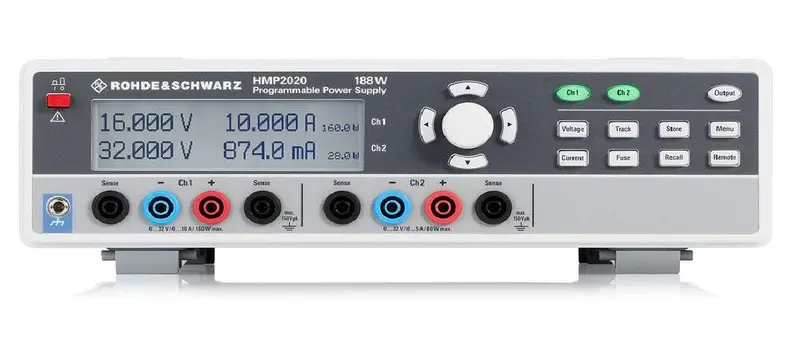 Rohde & Schwarz Hmp2020 Triple-Output Dc Power Supply – Bench Model 1