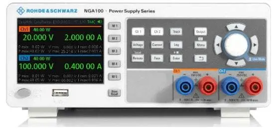 Rohde & Schwarz Nga142 Benchtop Dc Power Supply – New 1