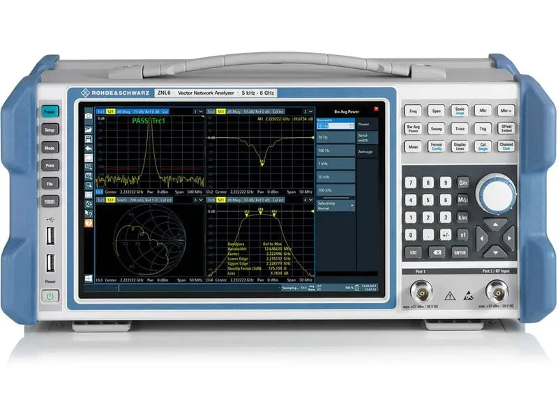 Rohde & Schwarz Znl6 6 Ghz Portable Network Analyzer – Used, Compact Design 1