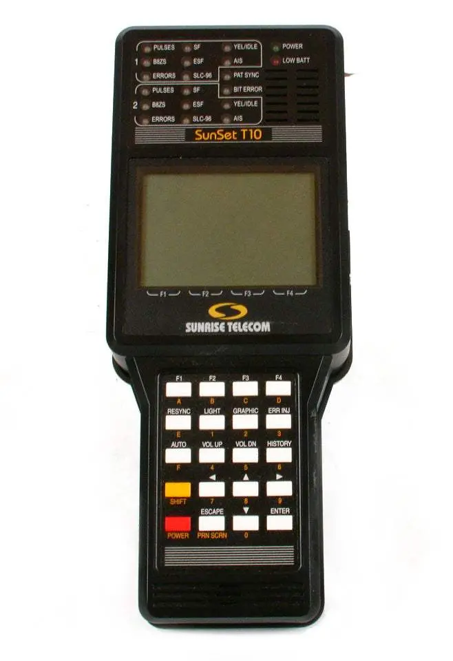 Sunrise Telecom Sunset T10 Used T1/E1 Network Analyzer 1