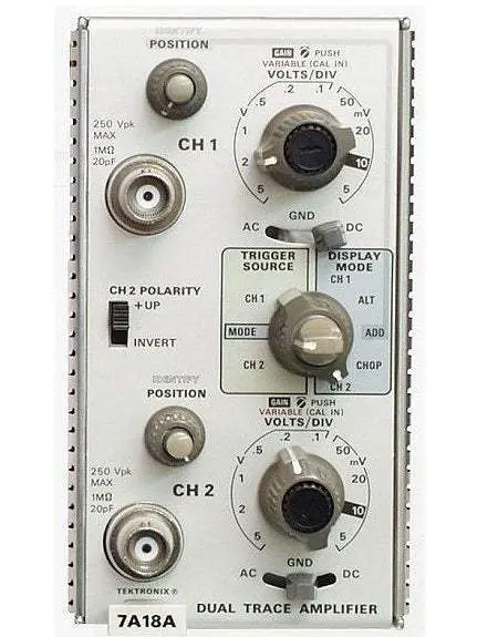 Tektronix 7A18A Analog Oscilloscope Module – Refurbished & Tested 1