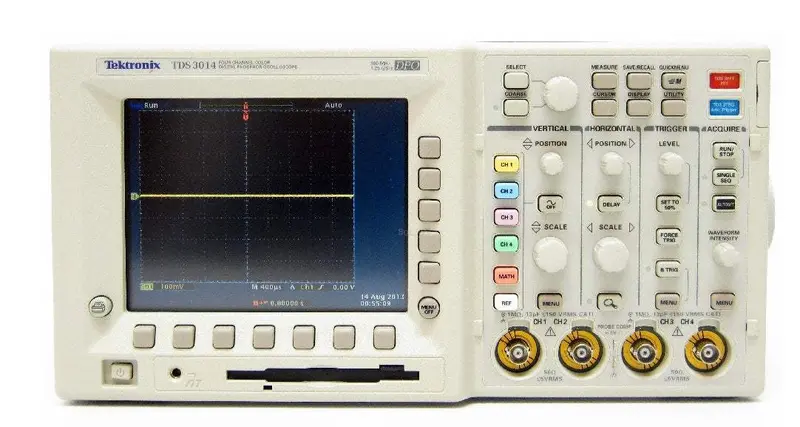 Tektronix Tds3014 Digital Oscilloscope – 100 Mhz, 4-Channel, Used 1