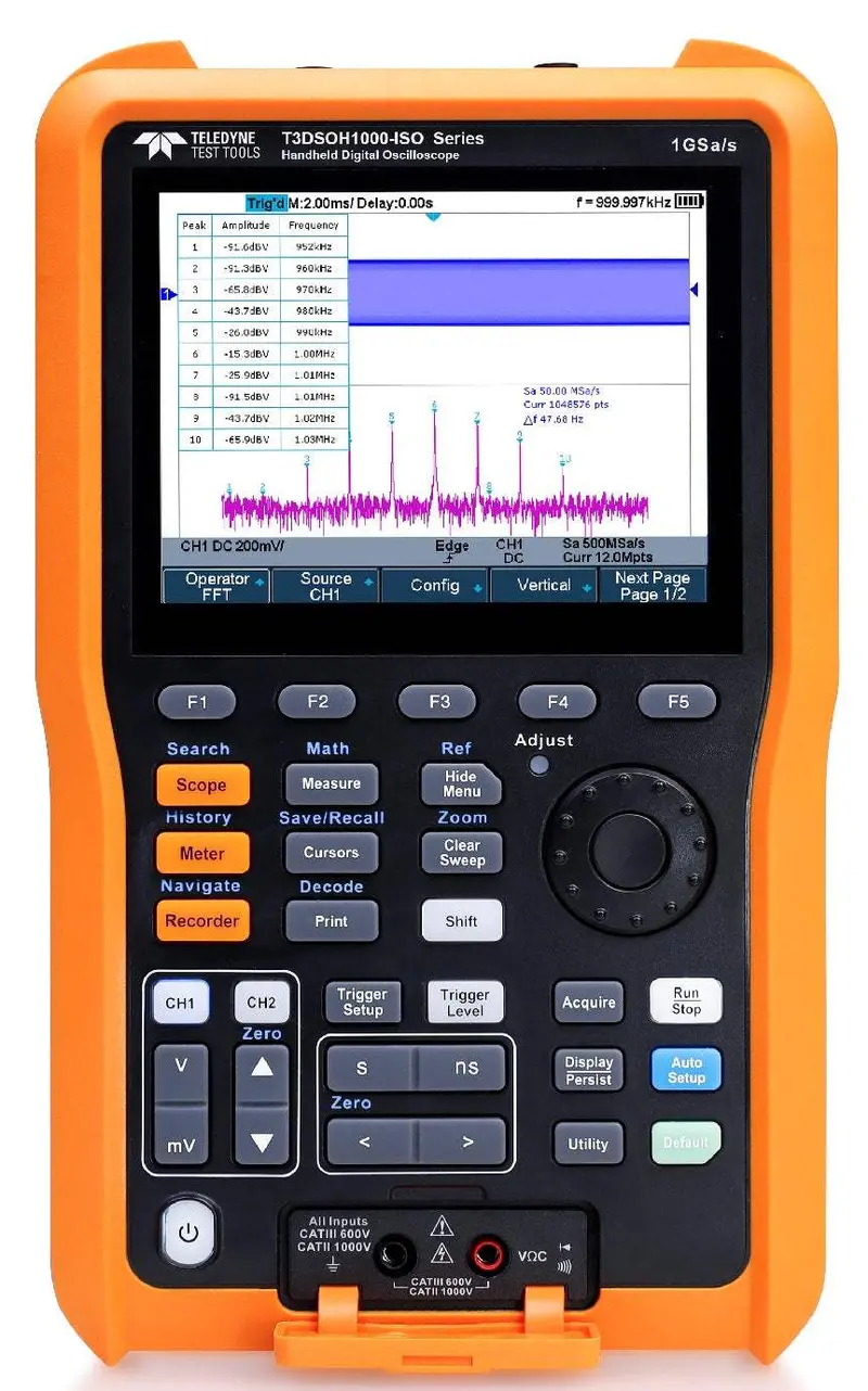 Teledyne Lecroy T3Dsoh1202-Iso Handheld Digital Oscilloscope – Brand New 1