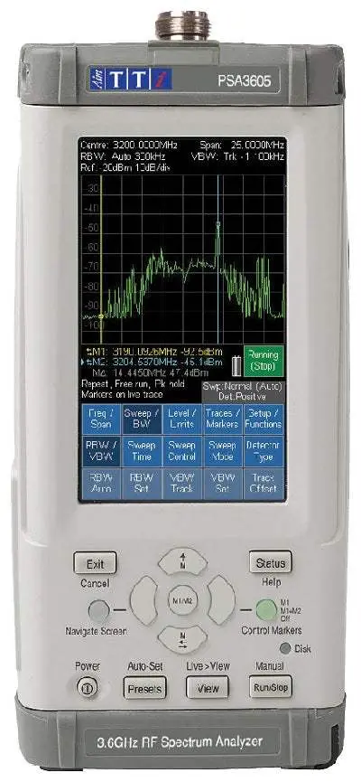 Thurlby Thandar Psa3605Usc Portable Spectrum Analyzer – New 1