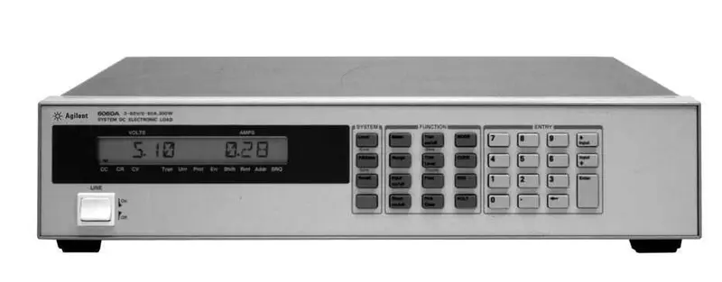 Used Agilent 6060A Dc Electronic Load – 300W Benchtop Model 1