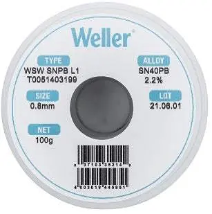 Weller T0051403199 Fine-Diameter Solder Wire – Unopened 1
