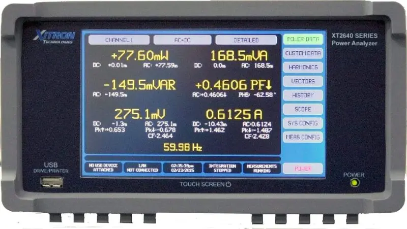 Xitron Xt2640Sd-2Ch Dual-Channel Power Analyzer – Brand New 1