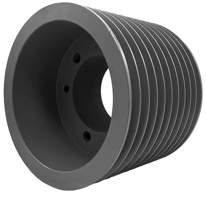 10B595 Ten-Groove V-Belt Sheave – 5.95" Outer Diameter 1