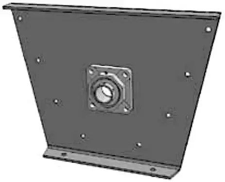 #114 Flared Trough End – 9" Screw Conveyor W/ 2" Babbitt Bearing 1