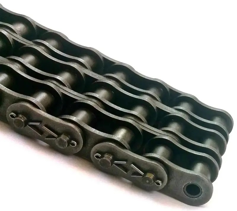 Heavy-Duty #100-3 Triple-Strand Cottered Roller Chain – 10-Foot Packaging 1