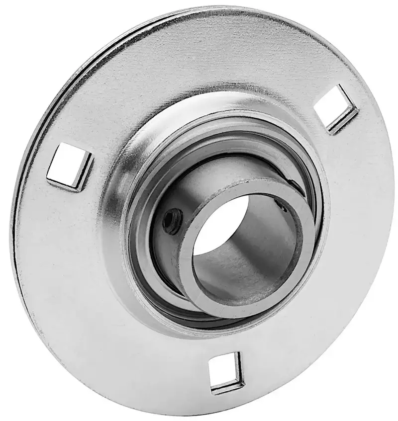 Sbpf206-18 Stamped Steel 3-Bolt Flange Bearing – 1-1/8-Inch Bore 1
