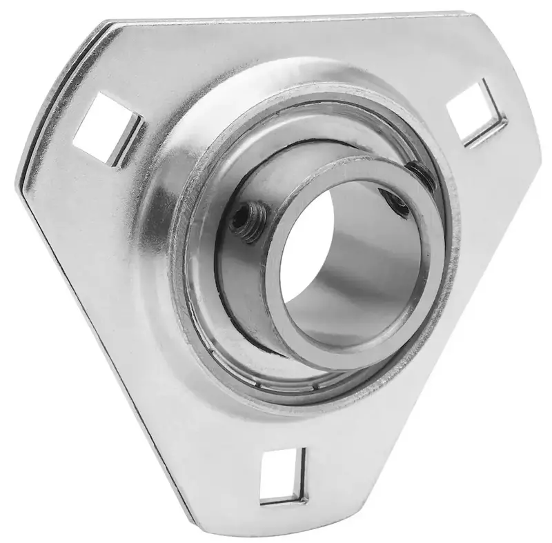 Sbpft201-8 Stamped Steel Flange Bearing – 1/2" Bore, 3-Bolt Mount 1
