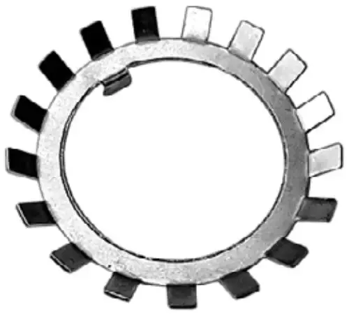 W16 External Tooth Lock Washer – Zinc-Plated Steel 1