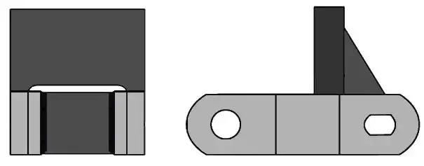 Wh111 Rf2 Roller Chain Attachment — Reinforced Fork Design 1